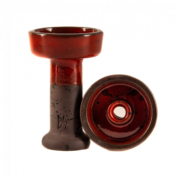 Чашка VINTAGE Blackstone bowl Funnel glaze красная