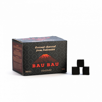 Уголь Bau Bau кокосовый 96 шт (22 мм)