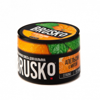 BRUSKO STRONG Апельсин с мятой 50гр