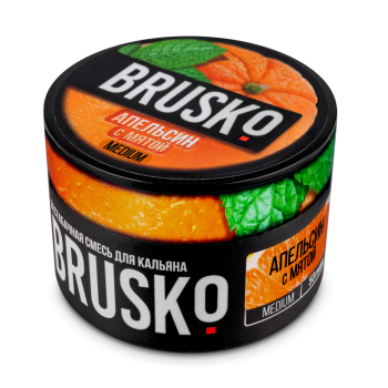 BRUSKO MEDIUM Апельсин с мятой 50гр