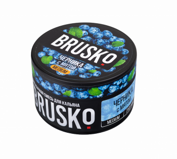 BRUSKO MEDIUM Черника с мятой 250гр