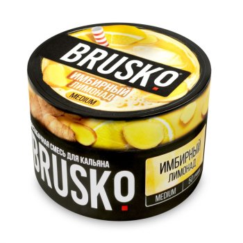 BRUSKO MEDIUM Имбирный лимонад 50гр