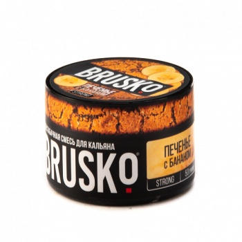 BRUSKO STRONG Печенье с бананом 50гр