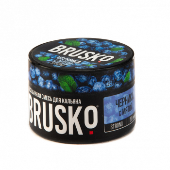 BRUSKO STRONG Черника с мятой 50гр