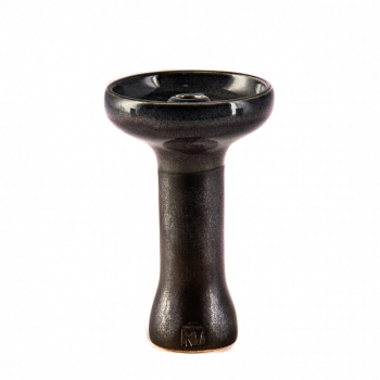 Royal bowls Duke серый с черной ножкой