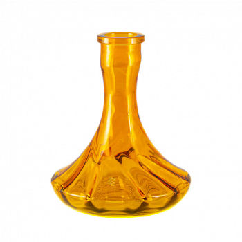 Колба Daly жёлтая рифлёная (с бортом)