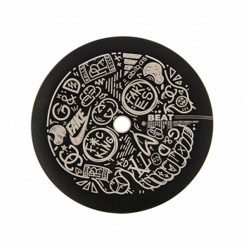 Блюдце с гравировкой для Beat (№04)