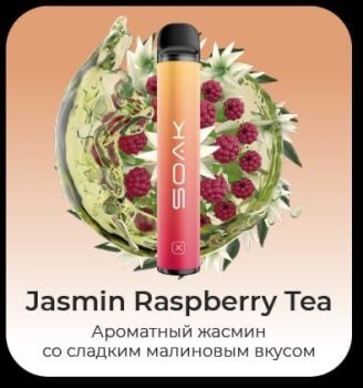 SOAK X Jasmin Raspberry Tea 1500 затяжек
