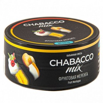 Табак для кальяна Chabacco Mix MEDIUM Fruit meringue 25гр