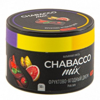 Табак для кальяна Chabacco Mix STRONG Pink JAM 50гр