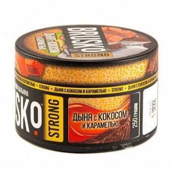 Табак для кальяна BRUSKO STRONG Дыня с кокосом и карамелью 250гр