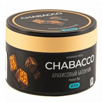 Табак для кальяна Chabacco MEDIUM Peanut bar 50гр