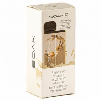 SOAK M Cinnamon Bun 4000 затяжек