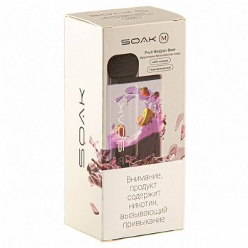 SOAK M Fruit Belgian Beer 4000 затяжек