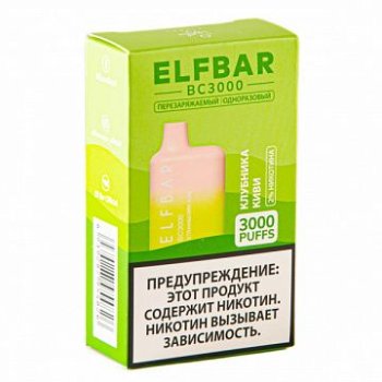ELF BAR Strawberry Kiwi (3000 затяжек) 20 мг