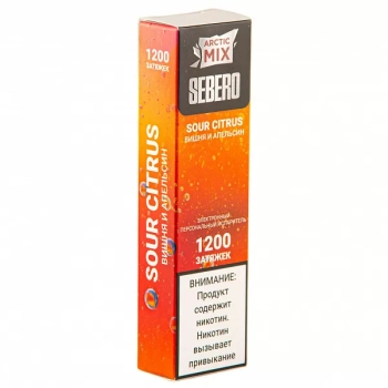 SEBERO Arctic Mix Sour Citrus (1200 затяжек)