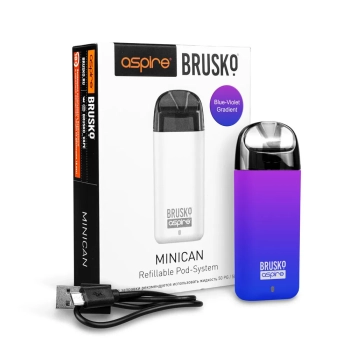 Электронная система BRUSKO Minican 350 mAh (фиолетовый градиент)