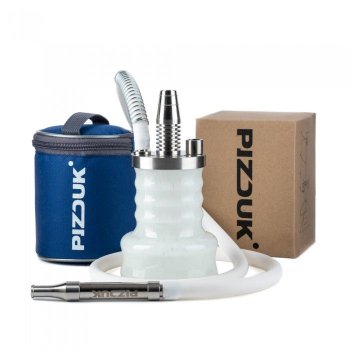 Кальян Pizduk Hookah (blue-bag) Белый марганец колба