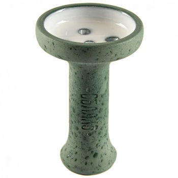 Чашка Облако Mono Black 14 зелёно-белая