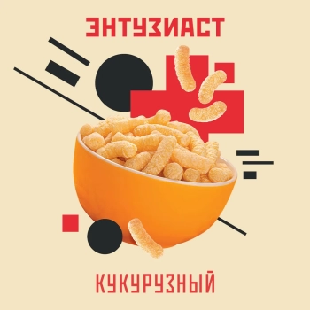 Табак для кальяна "Энтузиаст" с ароматом сладких кукурузных палочек (КУКУРУЗНЫЙ), 25 г