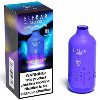 ELF BAR BB Blue Razz Ice (3000 затяжек) 20 мг