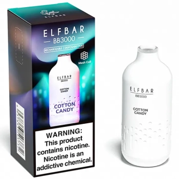 Электронная сигарета ELF BAR BB Cotton Candy (3000 затяжек) 20 мг