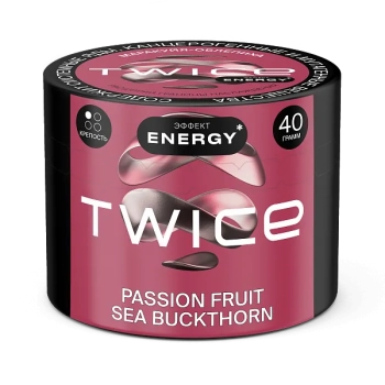 Табак для кальяна TWICE Маракуйя-Облепиха 40гр