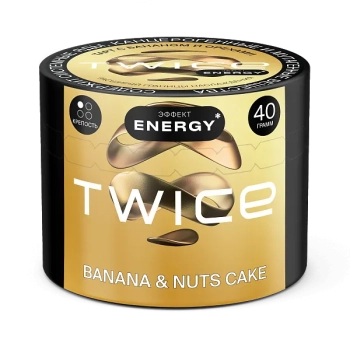 Табак для кальяна TWICE Тарт с бананом и орехами 40гр