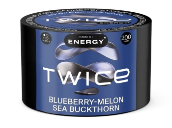 Табак для кальяна TWICE Черника-Дыня-Облепиха 200гр