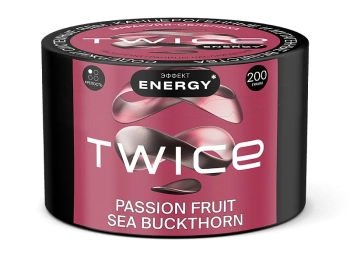 Табак для кальяна TWICE Маракуйя-Облепиха 200гр