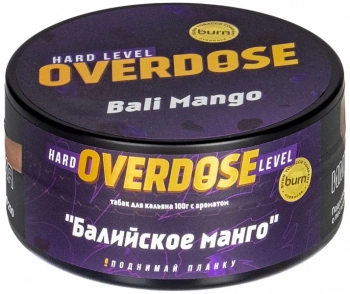 Табак для кальяна Overdose Bali Mango 100гр