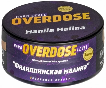 Табак для кальяна Overdose Manila Malina 100гр
