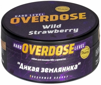 Табак для кальяна Overdose Wild Strawberry 100гр