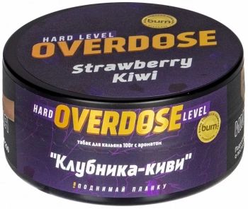 Табак для кальяна Overdose Strawberry Kiwi 100гр