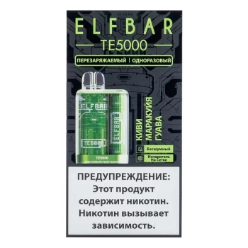 ELF BAR TE Киви маракуйя гуава (5000 затяжек) 20 мг