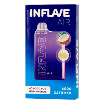 INFLAVE AIR Кокосовое мороженое (6000 затяжек)