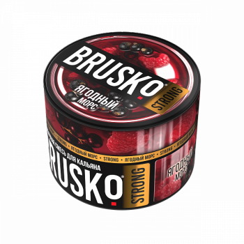 Табак для кальяна BRUSKO STRONG Ягодный морс 50гр