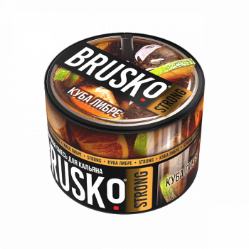 Табак для кальяна BRUSKO STRONG Куба либре 50гр