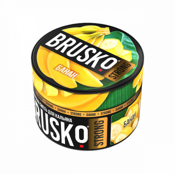 Табак для кальяна BRUSKO STRONG Банан 50гр