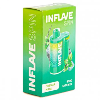 Электронная сигарета INFLAVE SPIN Свежая мята (8000 затяжек)