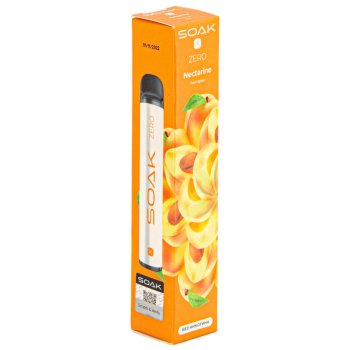 SOAK X ZERO Nectarine 1500 затяжек (без никотина) МРК