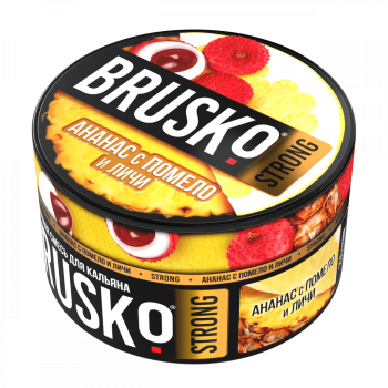 Табак для кальяна BRUSKO STRONG Ананас с помело и личи 250гр