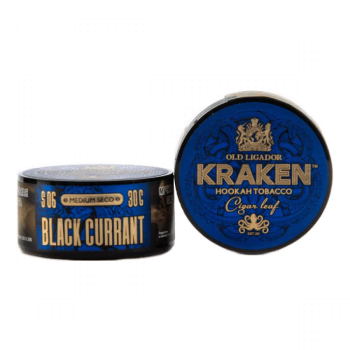Табак для кальяна Kraken Medium Seco Black Currant 30гр