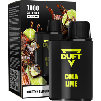Электронная сигарета DUFT Cola Lime (7000 затяжек)