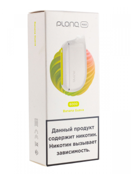 Электронная сигарета PLONQ MAX Banana Guava (6000 затяжек) 20 мг