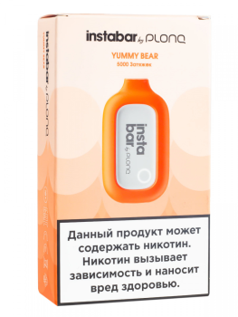 Электронная сигарета PLONQ INSTABAR Yummy Bear (5000 затяжек) 20 мг