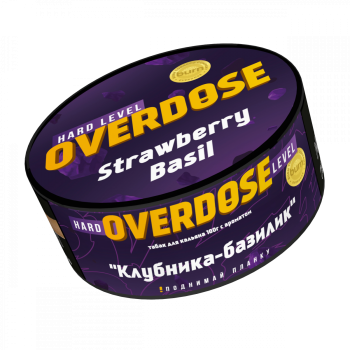 Табак для кальяна Overdose Strawberry Basil 100гр
