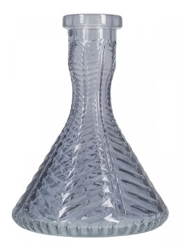 Колба Vessel Glass Елка Кристалл серый