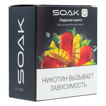 Картридж SOAK Q Ледяное манго (2шт)