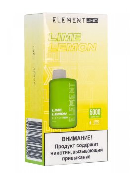ELEMENT UNO Лайм лимон (5000 затяжек)